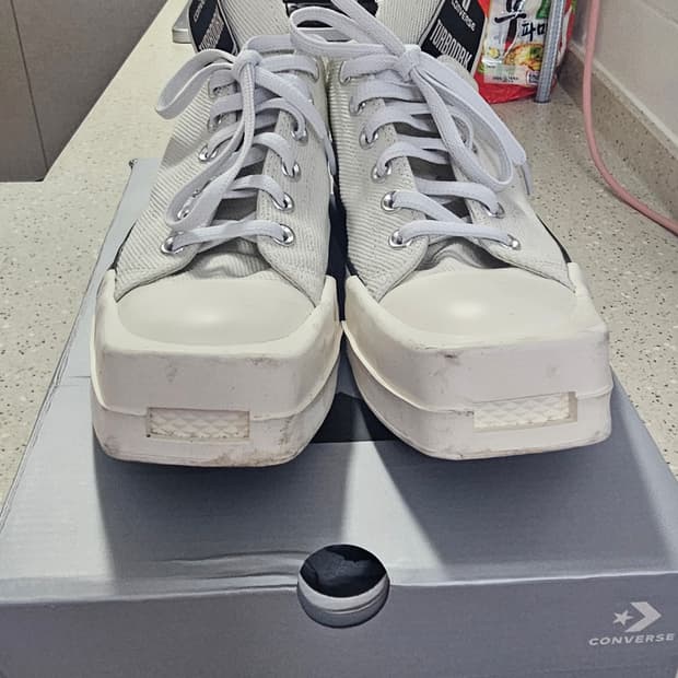 컨버스 터보다크 척 70 로우 다크쉐도우 릴리 화이트 265