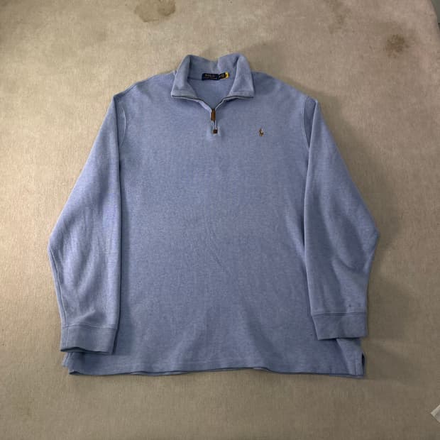 110 폴로랄프로렌 신형라벨 반집업 니트