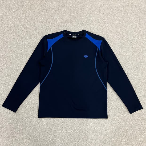 [L] 아레나 네이비 기능성 긴팔 티셔츠 0106M1