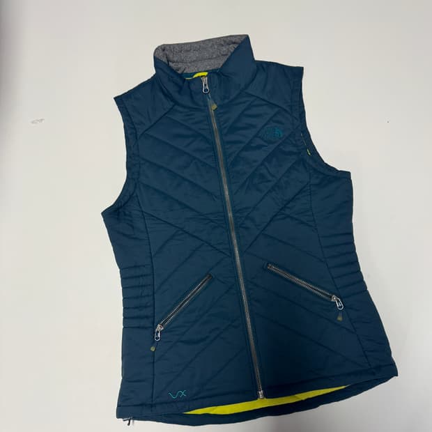 여성 노스페이스 등산 경량 패딩 베스트 s 빈티지 블루