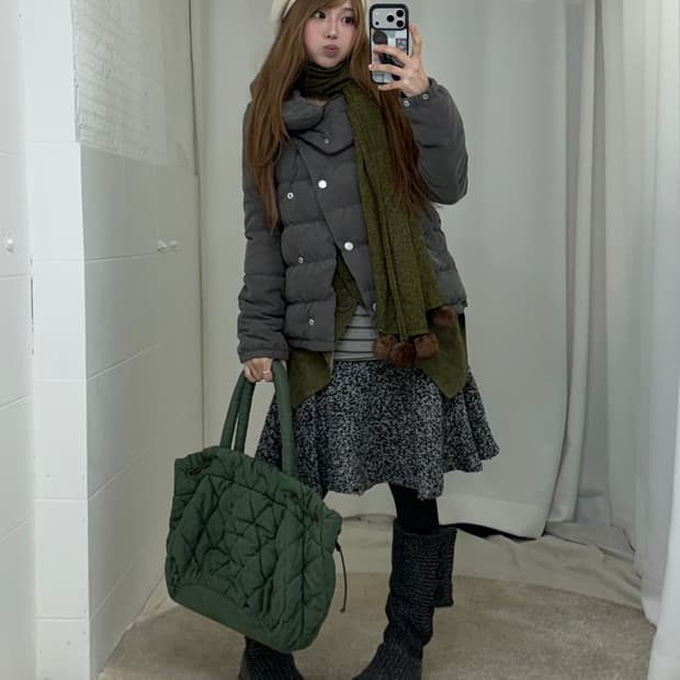 녹차라떼 두쫀쿠 하구미 모리 니혼진 코디세트