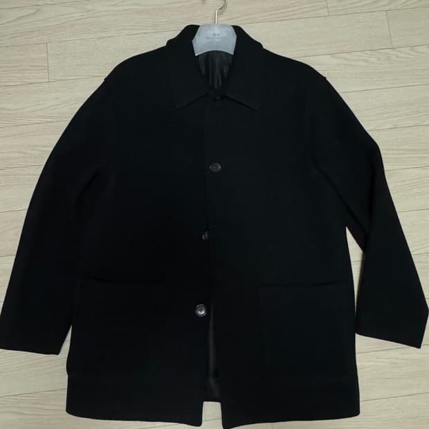 스테디에브리웨어 하프 코트 블랙 2