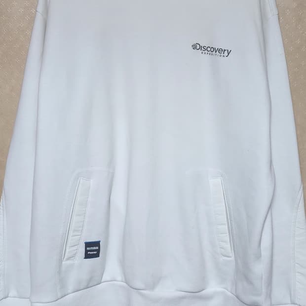 디스커버리 기모 맨투맨티셔츠110 정품 상태굿