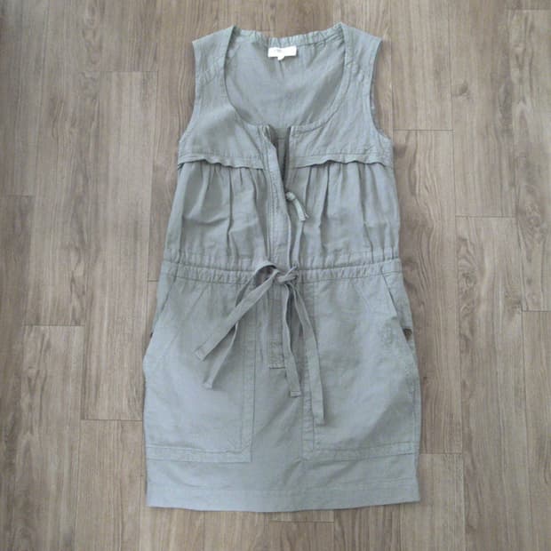 isabel marant khaki zip op