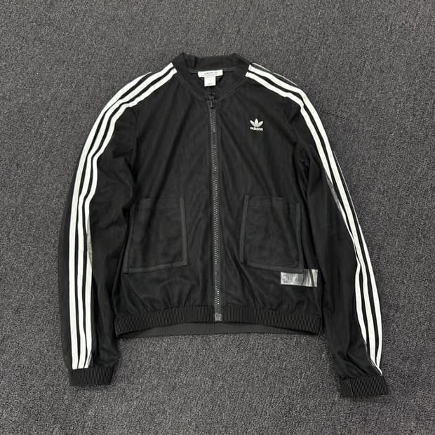 아디다스 시스루 삼선 져지 