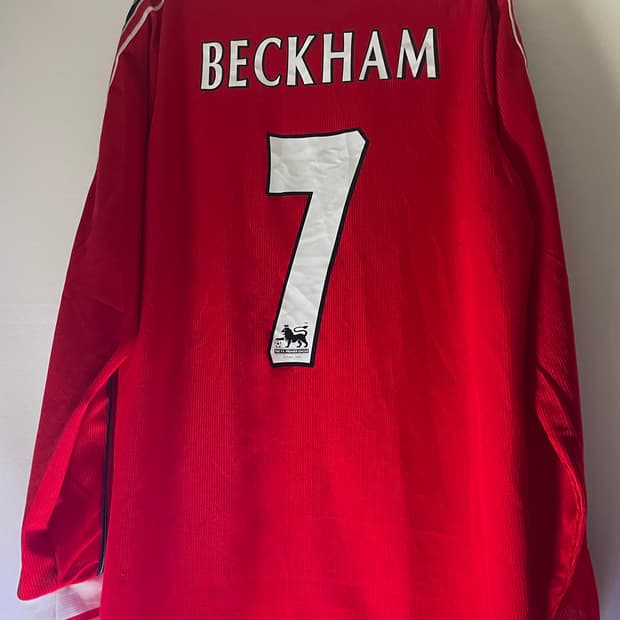 맨유 98-99 베컴 긴팔 유니폼 XL