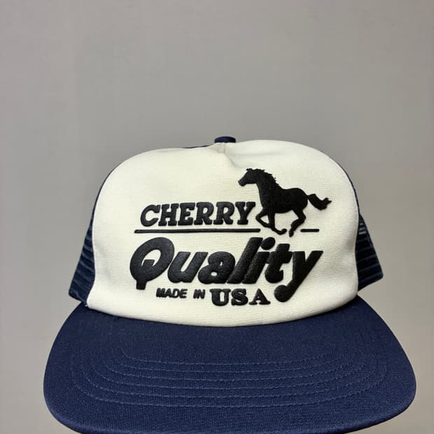 [os]CHERRY LA 메쉬캡 네이비