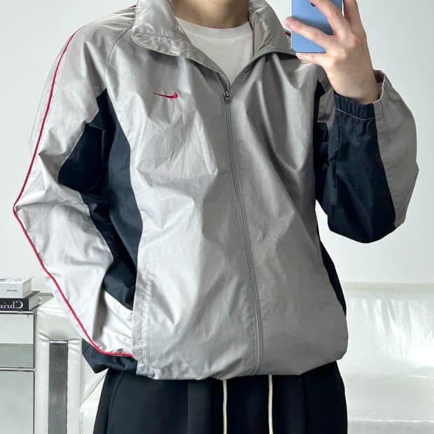 나이키 00s 올드스쿨 바람막이 L 