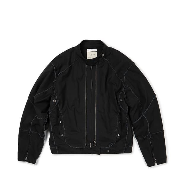 ETCE 더블 집 모토 자켓 블랙 XL 새상품