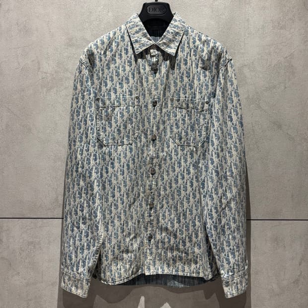 [37]디올 오블리크 카스리 데님 오버셔츠