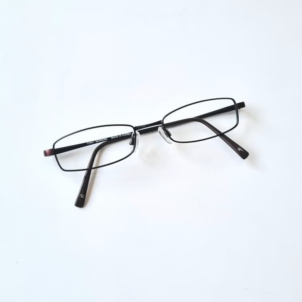 진열상품 긱시크 건메탈블랙 다크와인투톤 안경테 395