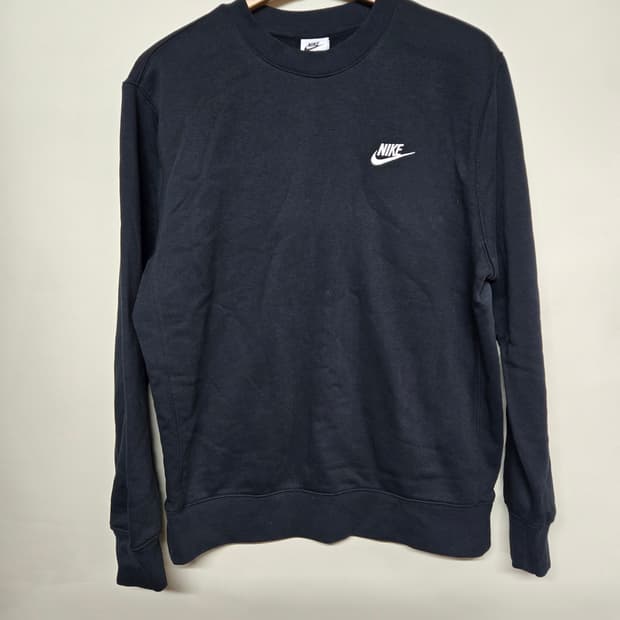 나이키 기모 맨투맨 블랙 M