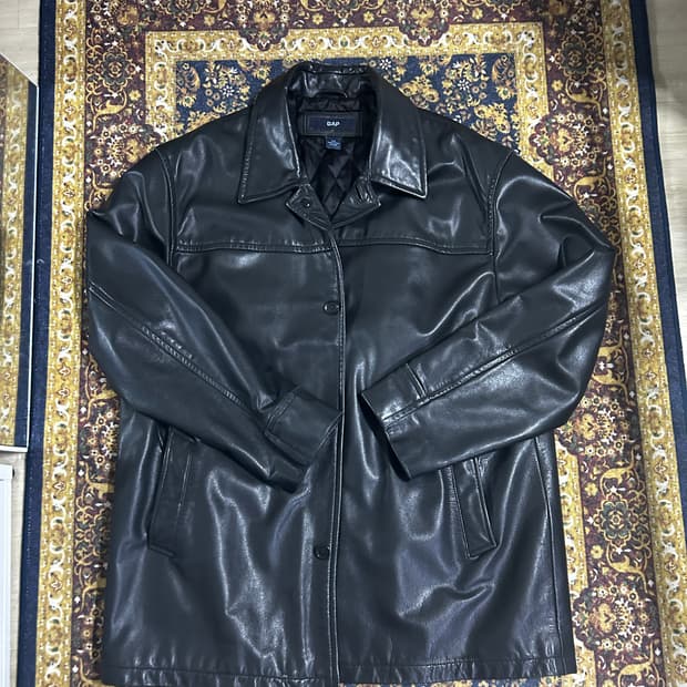 갭 레더 카코트