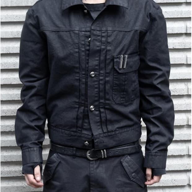 포그 서비스 코팅 트러커 자켓