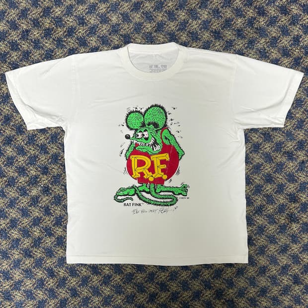 Rat Fink Original 랫핑크 오리지널 프린팅 반팔 티셔츠