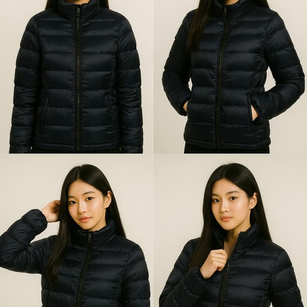 닥스 네이비 구스다운 패딩 95사이즈 (실측 66/54)