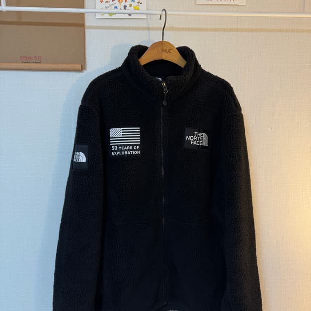 [XL]노스페이스 50주년 후리스자켓 블랙