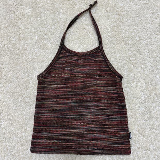 [Mischief] Knit Halter Top