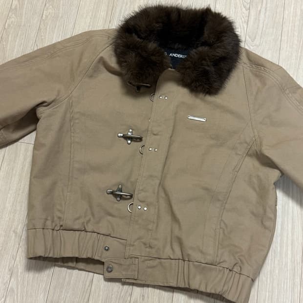 앤더슨벨 오르테가 워시드 코튼 봄버 자켓 L사이즈