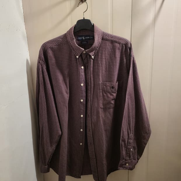 [XL]폴로 랄프로렌  체크 셔츠