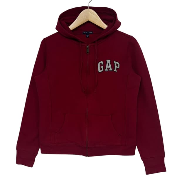 갭 로고 후드집업