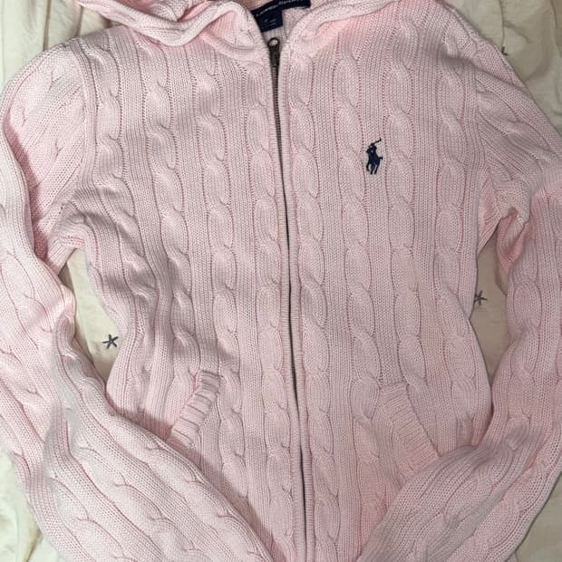 핏레전드!) 폴로랄프로렌 폴로 니트후드가디건 