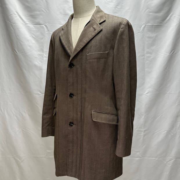 로로피아나 헤링본 싱글 브레스티드 코트 50(100~105) 판매