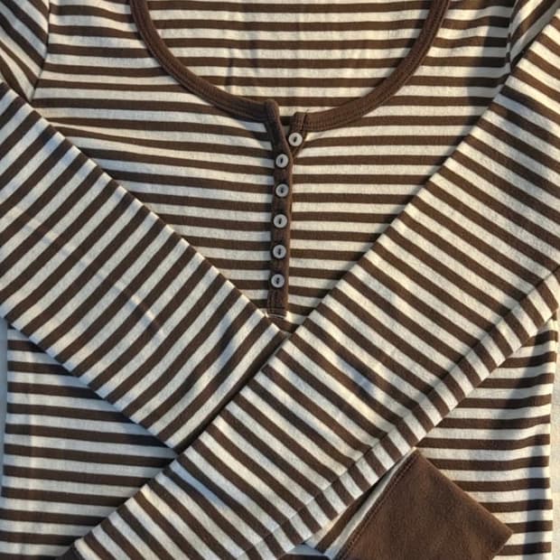 브랜디멜빌 스트라이프 롱슬리브