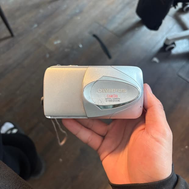 올림푸스 카메디아 d580 줌 디지털카메라