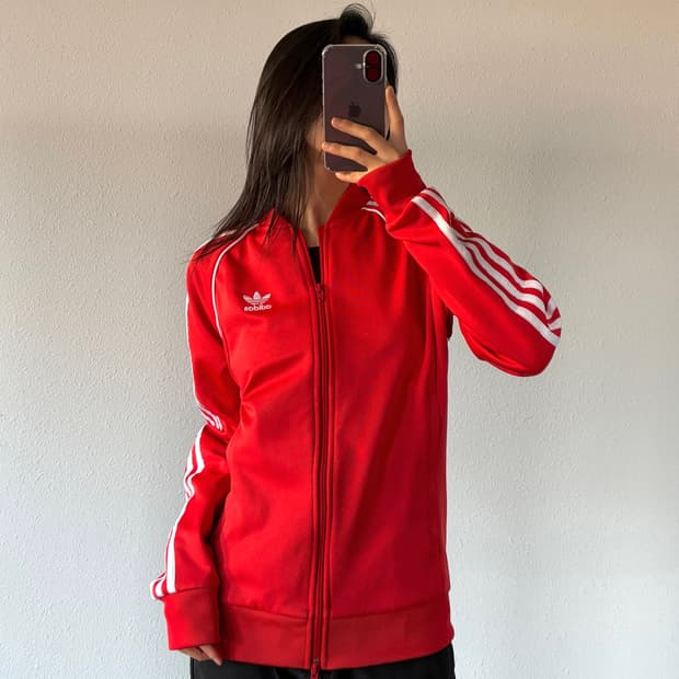 [M]아디다스 트레포일 SST 트랙탑 져지