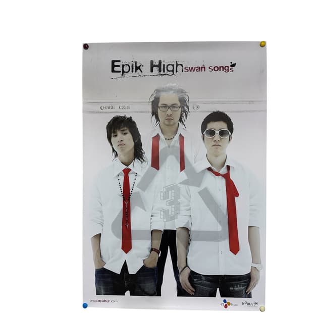 에픽하이 3집 EPIK HIGH SWAN SONG 오리지널 포스터