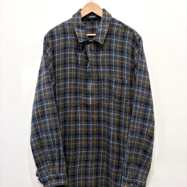 20AW 언더커버 축융 울 플란넬 셔츠