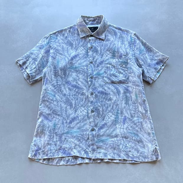 [M]LANVIN 랑방 하와이안 린넨 여성 반팔 셔츠