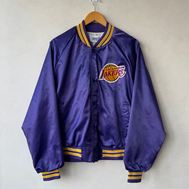 90s Chalk Line 바시티 자켓