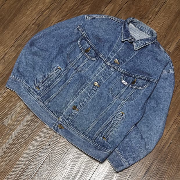 Lee 리 라이더스 크롭 데님 청 자켓