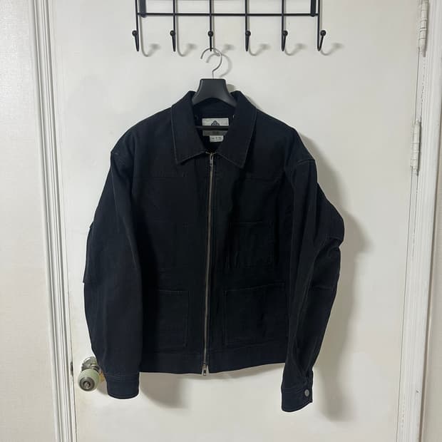 XL 에스파이 캔버스 워크자켓 블랙