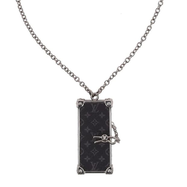 Louis vuitton DJ Trunk monogram Necklace