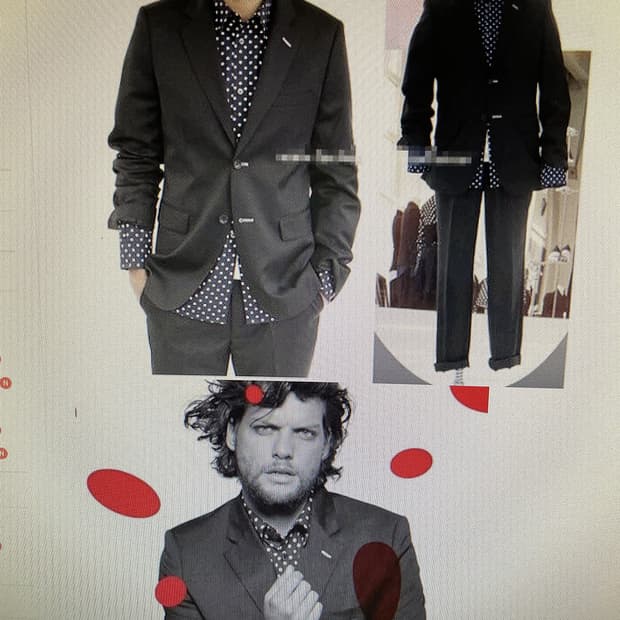 h&m 꼼데가르송 슈트