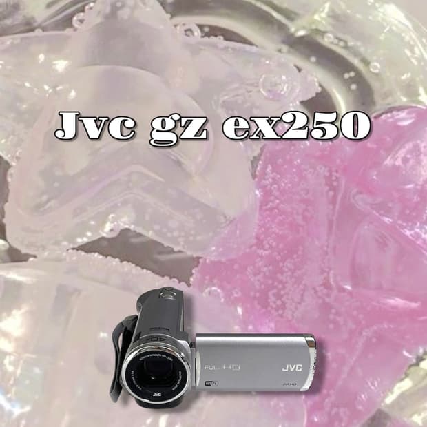 원격조정/ jvc gz ex250 빈티지 캠코더 실버