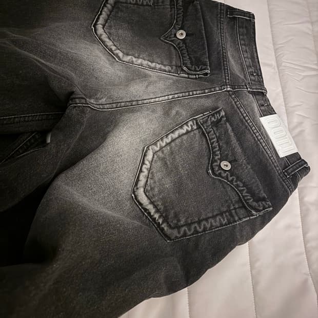 오오티제이 ootj 백포켓 흑청 