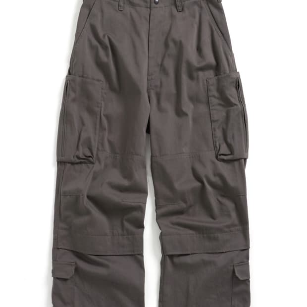 해칭룸 카고 워크팬츠 머드 브라운