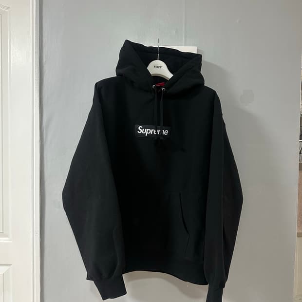 슈프림 23FW 박스로고 후드 블랙 L
