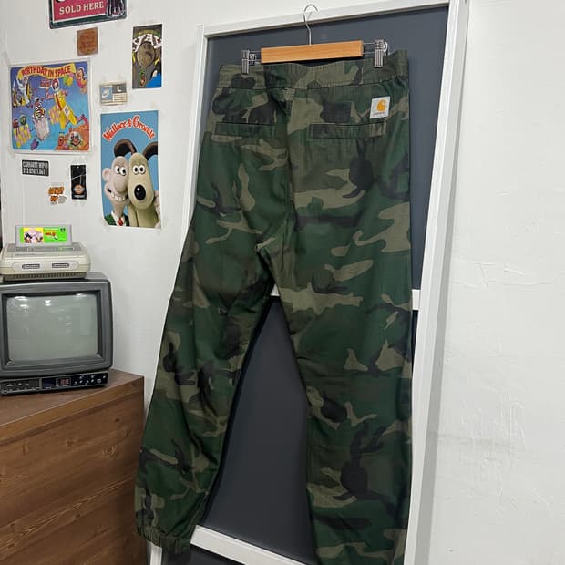 Carhartt wip 칼하트 마샬 카모 조거팬츠