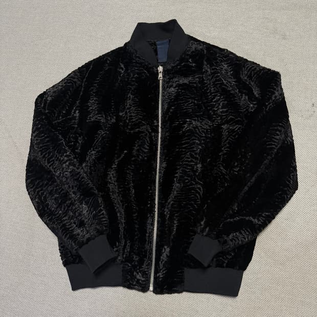 준지 (Juun.J) 퍼 봄버 자켓