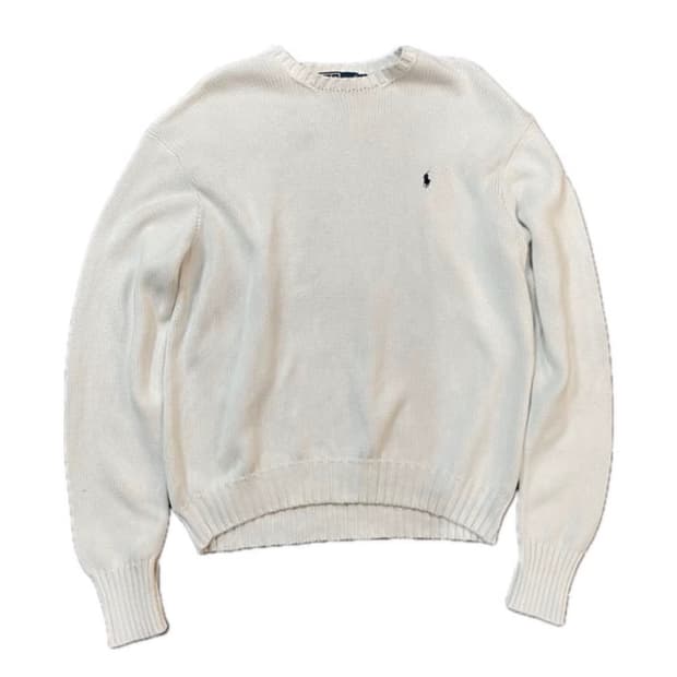 폴로 랄프 로렌 포니 꽈배기니트