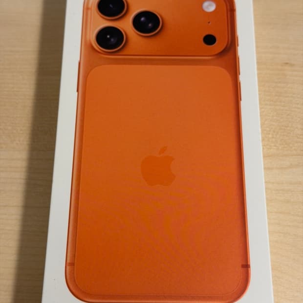 아이폰17프로맥스 256기가 오렌지 미개봉