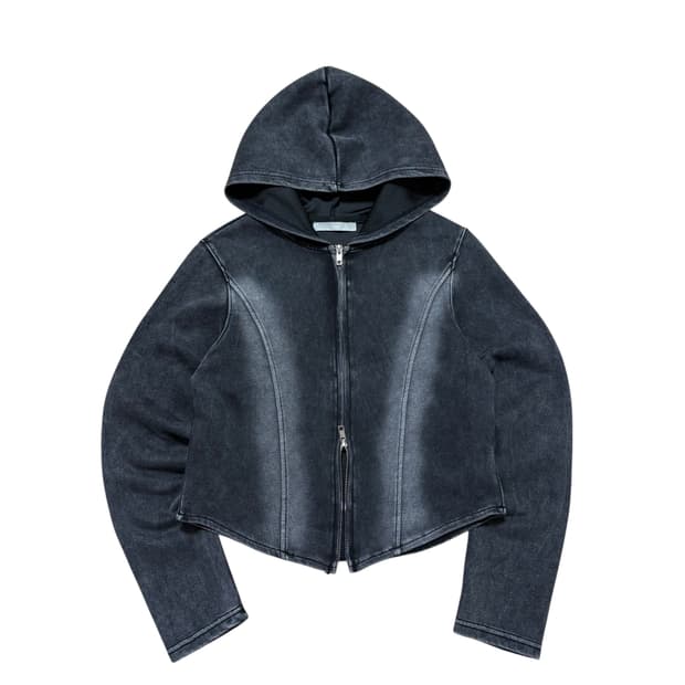 mur 피그먼트 후드집업