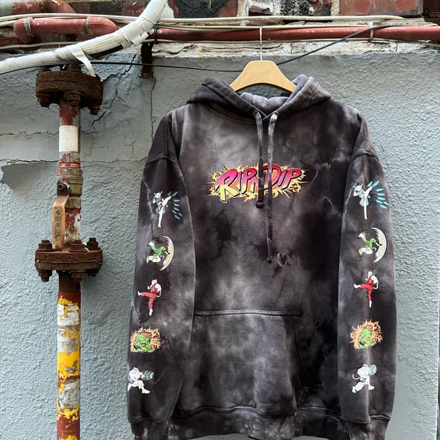 립앤딥 RIPNDIP 타이 다이 후드티