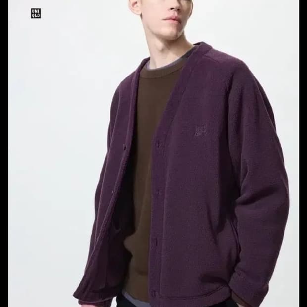 유니클로 니들스 퍼플 s