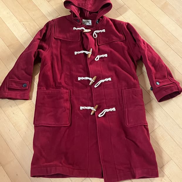 빨간색 떡볶이 코트